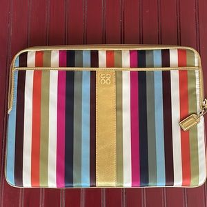 Colorful Coach laptop sleeve